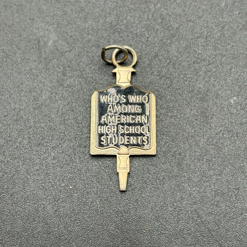 Vintage Who's Who Among American High School Students Pendant